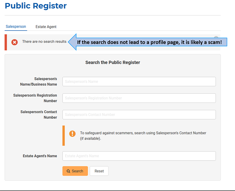 How to recognise a scam number through the public register
